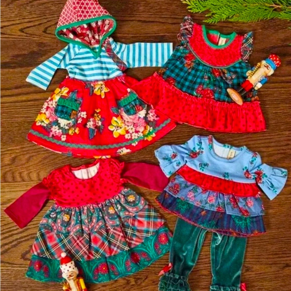 New in Bag Matilda Jane The Mini Me Doll Clothes Set 5 Pcs